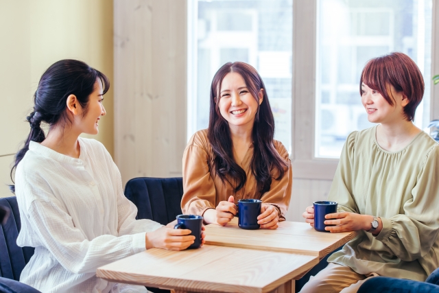 少人数で話しやすい場です